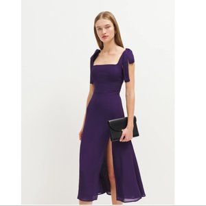 Reformation Twilight Dress - Raisin